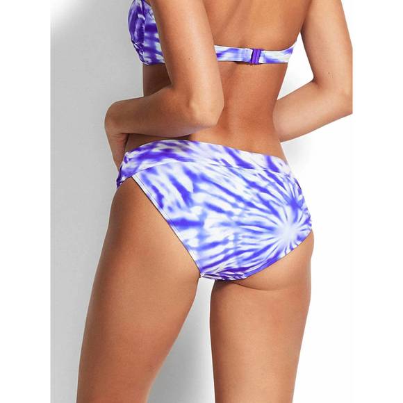 NEW SEAFOLLY beach break twist band hipster in dazzling blue - Picture 3 of 4